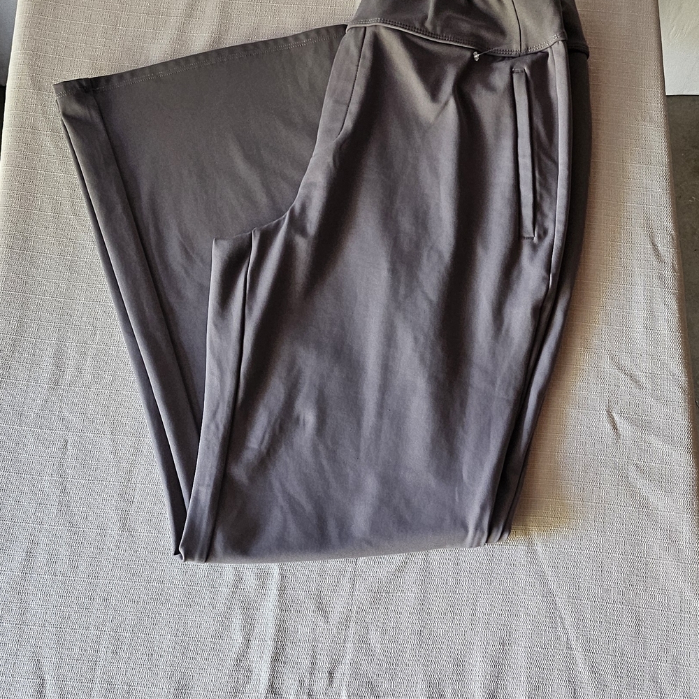 HALARA Charcoal Elastic Waist Pants - Picture 2 of 10